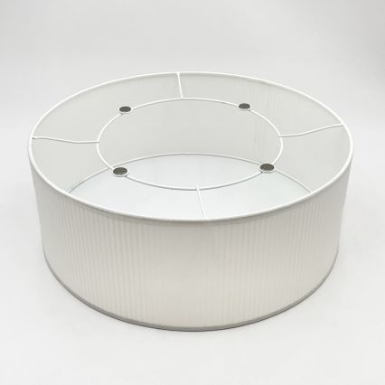 Plafonieră SIRJA PLISADO 2xE27/15W/230V Ø 35 cm albă