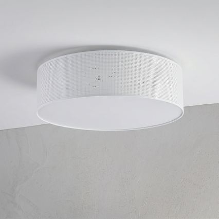 Plafonieră SIRJA PLISADO 4xE27/15W/230V Ø 45 cm albă