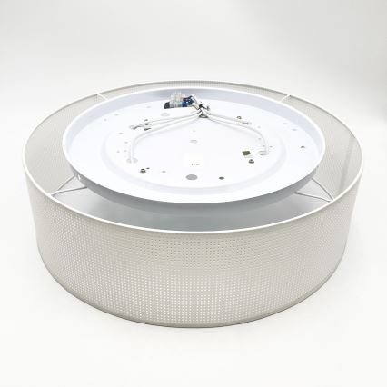 Plafonieră SIRJA PLISADO 4xE27/15W/230V Ø 45 cm albă
