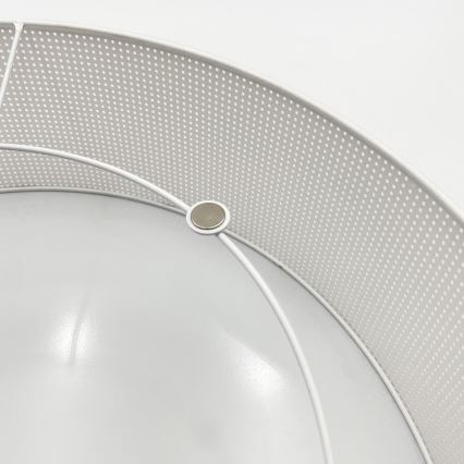 Plafonieră SIRJA PLISADO 4xE27/15W/230V Ø 45 cm albă