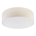 Plafonieră SIRJA PLISADO 4xE27/15W/230V, Ø 45 cm, crem