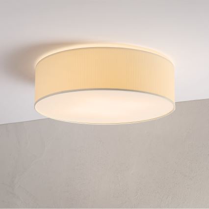 Plafonieră SIRJA PLISADO 4xE27/15W/230V, Ø 45 cm, crem