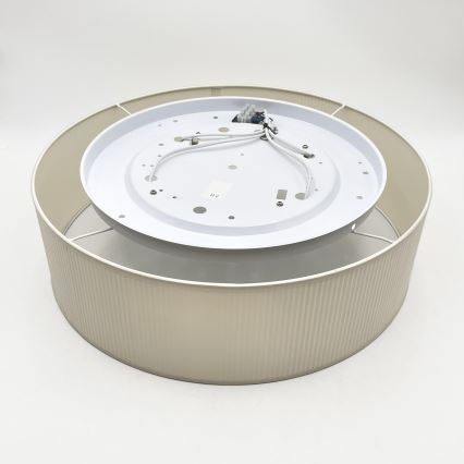 Plafonieră SIRJA PLISADO 4xE27/15W/230V, Ø 45 cm, crem
