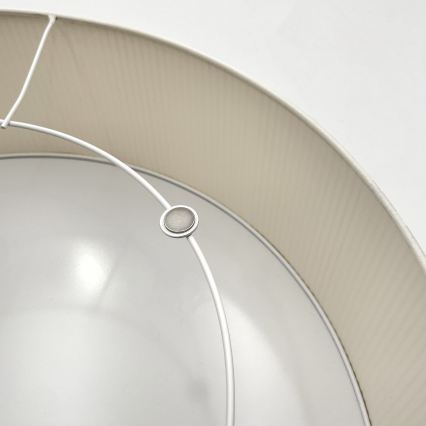 Plafonieră SIRJA PLISADO 4xE27/15W/230V, Ø 45 cm, crem