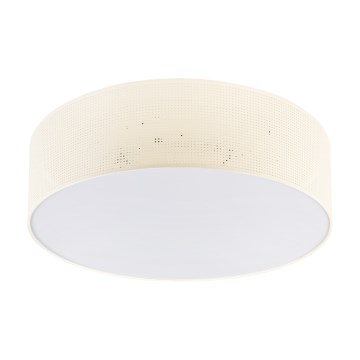 Plafonieră SIRJA PLISADO 4xE27/15W/230V Ø 45 cm crem