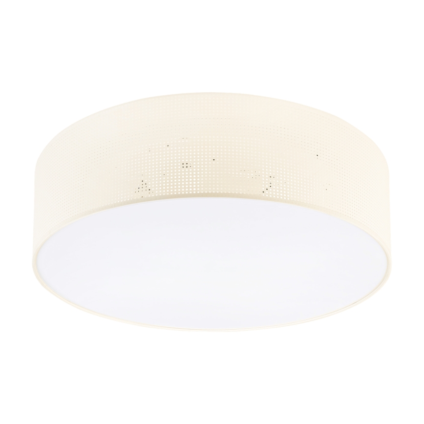 Plafonieră SIRJA PLISADO 4xE27/15W/230V Ø 45 cm crem