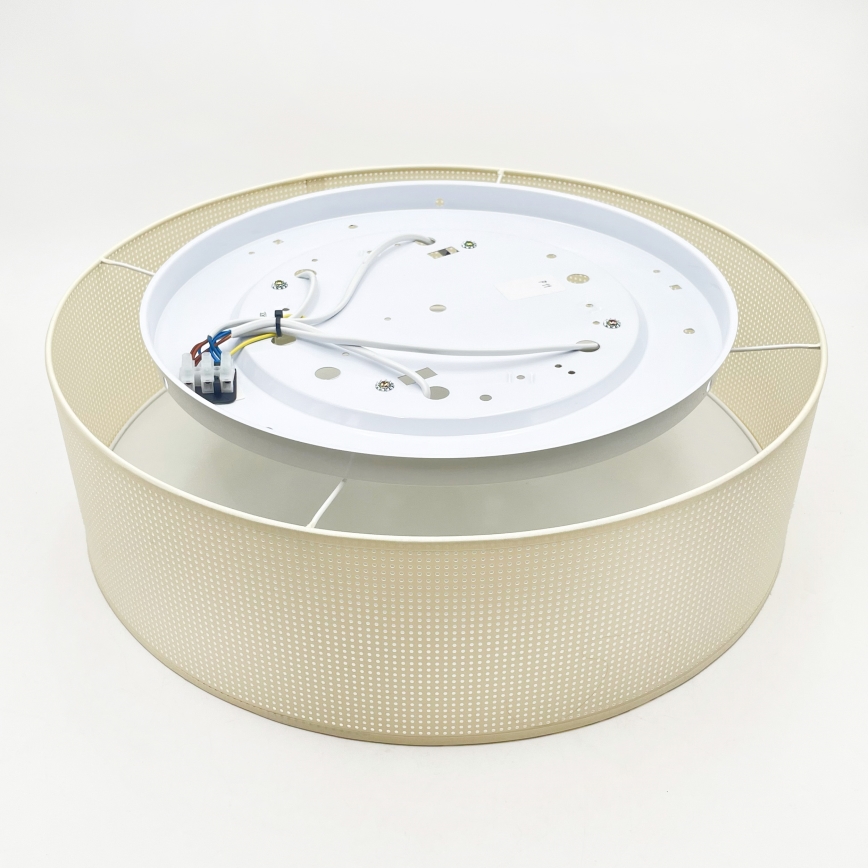 Plafonieră SIRJA PLISADO 4xE27/15W/230V Ø 45 cm crem