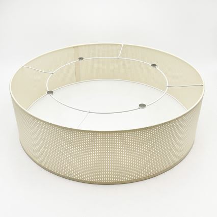 Plafonieră SIRJA PLISADO 4xE27/15W/230V Ø 45 cm crem