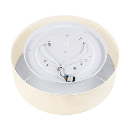 Plafonieră SIRJA PLISADO 4xE27/15W/230V Ø 45 cm crem