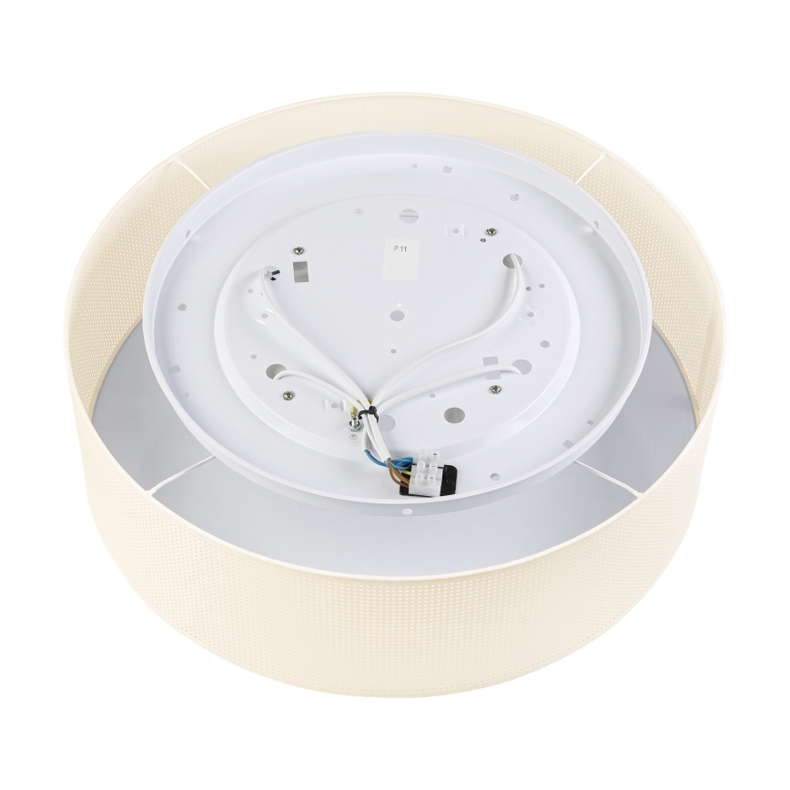 Plafonieră SIRJA PLISADO 4xE27/15W/230V Ø 45 cm crem