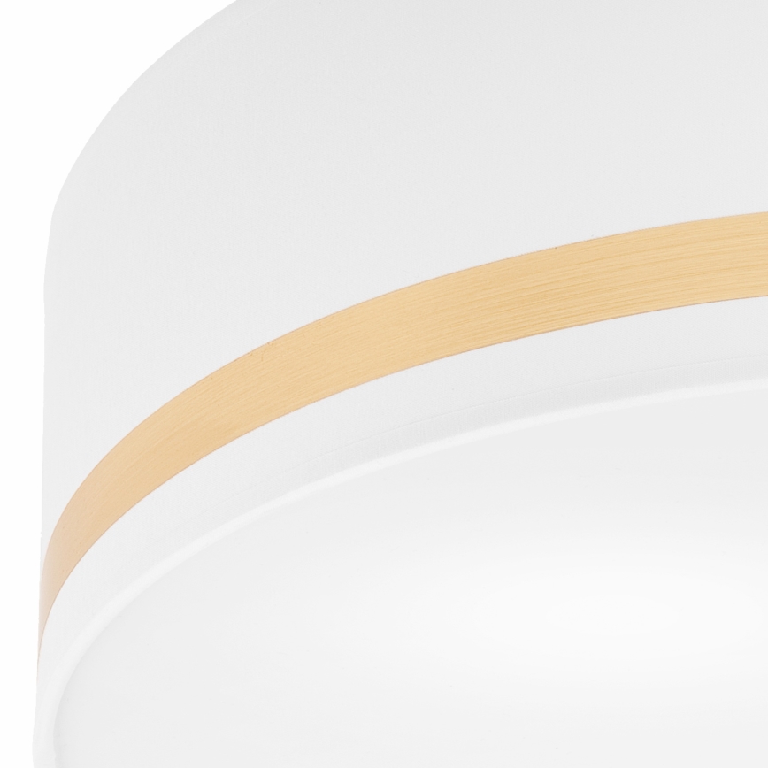 Plafonieră SIRJA STRIPE 4xE27/15W/230V d. 45 cm alb