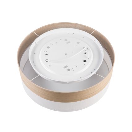 Plafonieră SIRJA WOOD 2xE27/15W/230V d. 45 cm alb/stejar