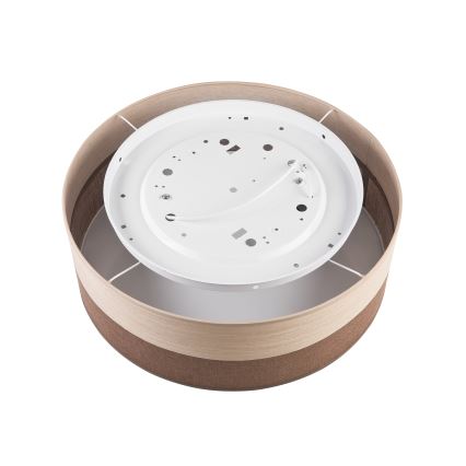 Plafonieră SIRJA WOOD 2xE27/15W/230V d. 45 cm maro/stejar