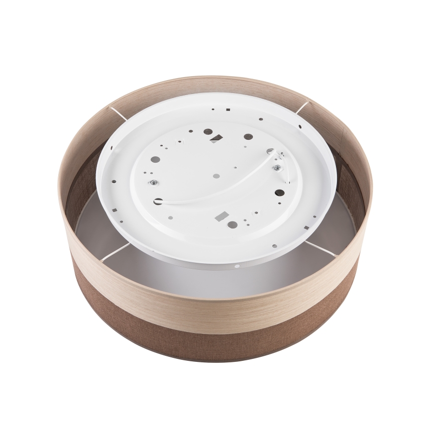 Plafonieră SIRJA WOOD 2xE27/15W/230V d. 45 cm maro/stejar