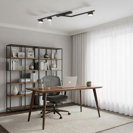 Plafonieră SKAN 3x GX53/12W/230V neagră