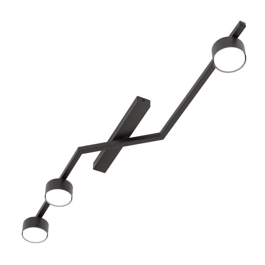 Plafonieră SKAN 3x GX53/12W/230V neagră