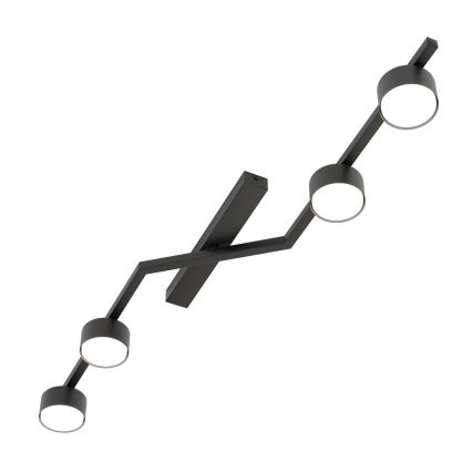 Plafonieră SKAN 4xGX53/12W/230V, neagră