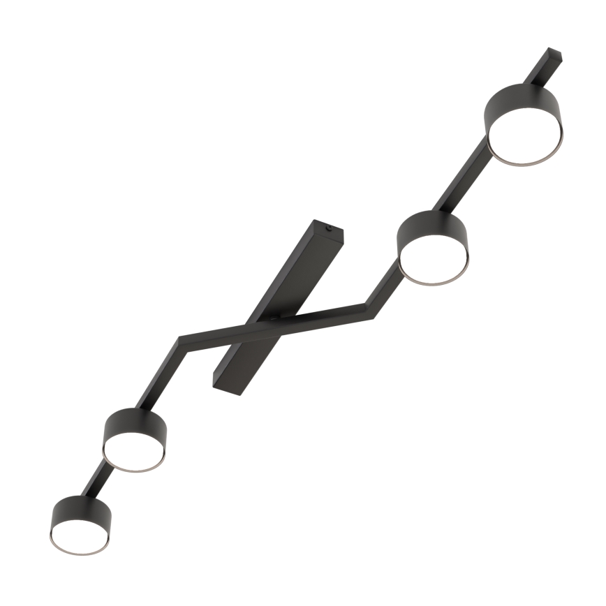 Plafonieră SKAN 4xGX53/12W/230V, neagră