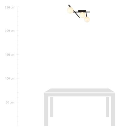 Plafonieră SMART 3xE14/10W/230V negru/alb