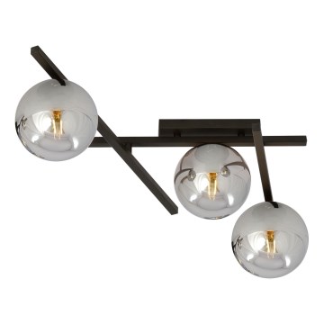 Plafonieră SMART 3xE14/10W/230V negru/gri