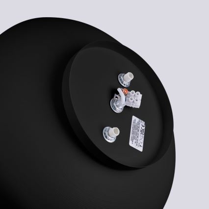 Plafonieră OMIQ 4xE27/15W/230V Ø 30 cm negru