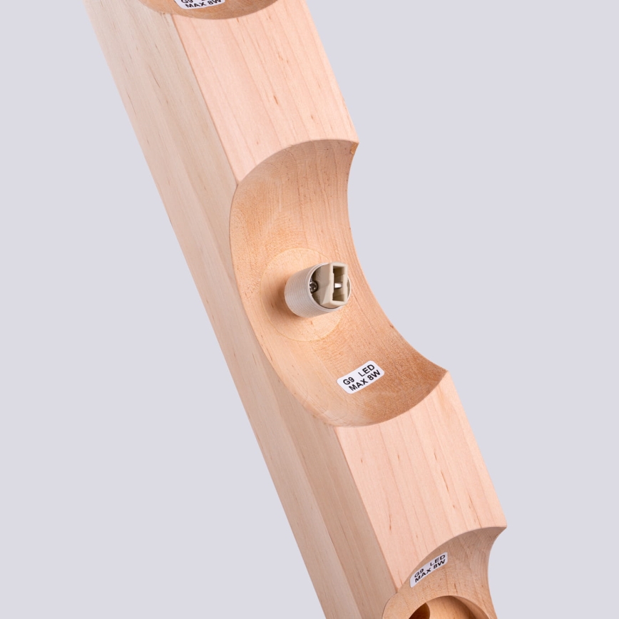 Plafonieră BULBO 4xG9/8W/230V fag/alb