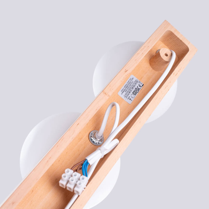 Plafonieră BULBO 4xG9/8W/230V fag/alb