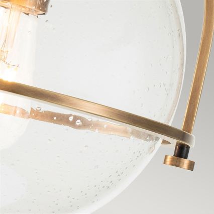 Quintiesse - Plafonieră SOMERSET, 1 x E27, 60 W, 230 V, Ø 28,2 cm, auriu