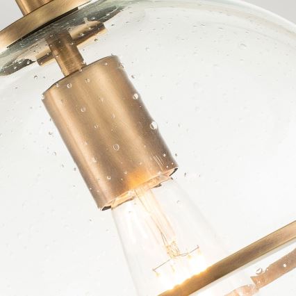 Quintiesse - Plafonieră SOMERSET, 1 x E27, 60 W, 230 V, Ø 28,2 cm, auriu