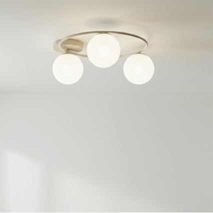 Plafonieră SOPRA 3xE14/10W/230V bej/albă