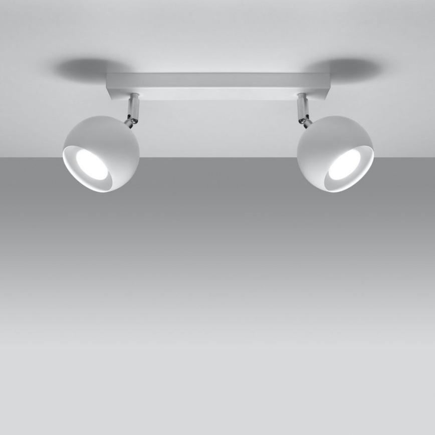 Plafonieră spot OCULARE 2xGU10/40W/230V