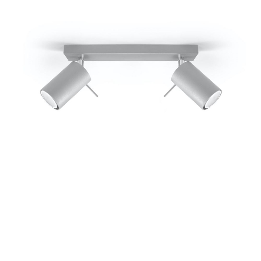 Plafonieră spot RING 2xGU10/40W/230V