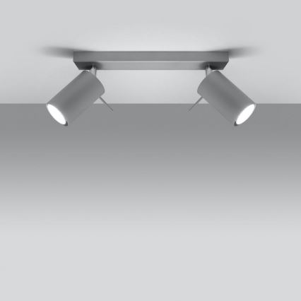 Plafonieră spot RING 2xGU10/40W/230V