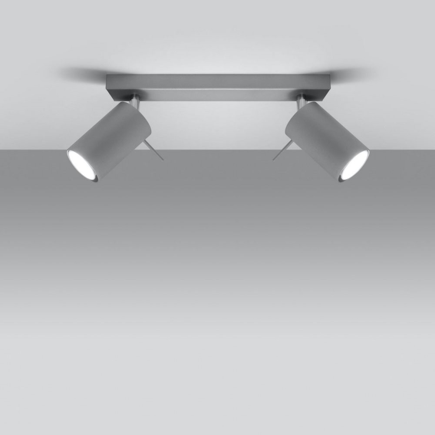 Plafonieră spot RING 2xGU10/40W/230V