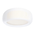 Plafonieră STRIPES 2xE27/40W/230V Ø 55 cm alb/crem