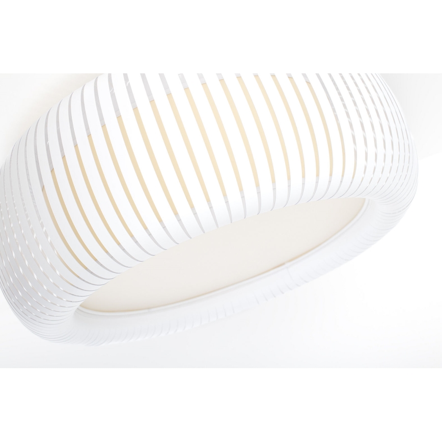 Plafonieră STRIPES 2xE27/40W/230V Ø 55 cm alb/crem