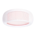 Plafonieră STRIPES, 2xE27/40W/230V, Ø 55 cm, alb/roz