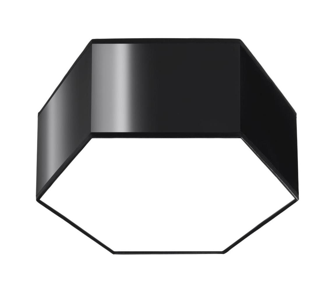 Plafonieră SUNDE 2xE27/60W/230V 135 cm neagră SL.1060