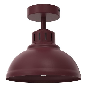 Plafonieră SVEN 1 x E27, 15 W, 230 V, Ø 21 cm, burgundiu