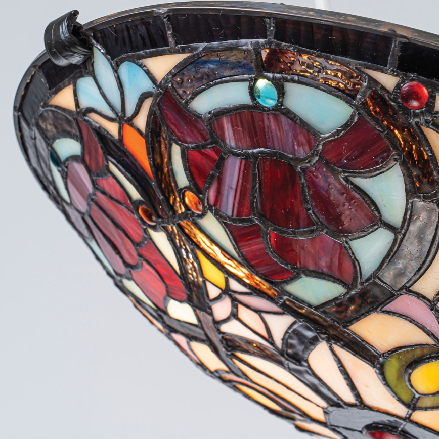 Quoizel - Plafonieră Tiffany LARISSA, 2xE27/40W/230V, Ø 41,2 cm