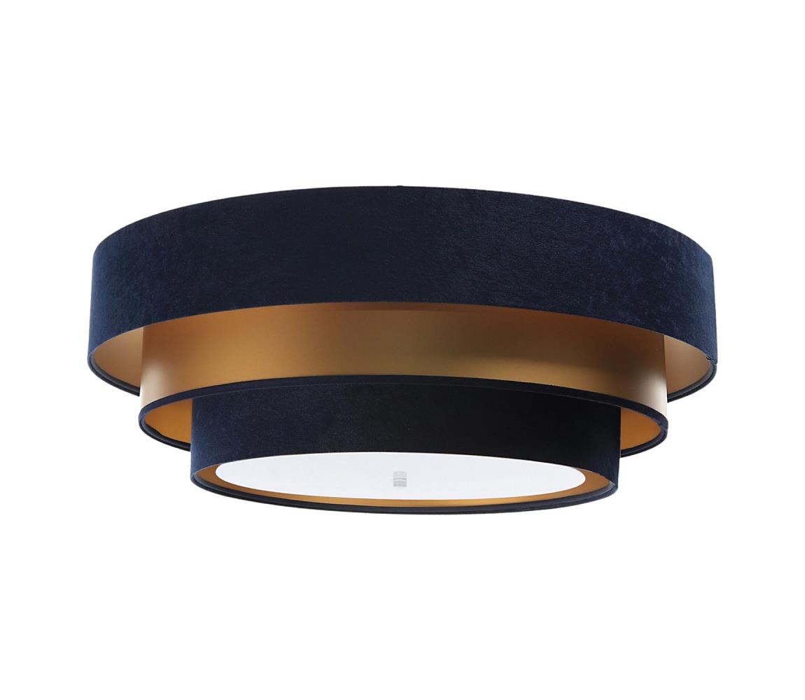 Plafonieră TRINITI 2xE27/60W/230V albastru/auriu
