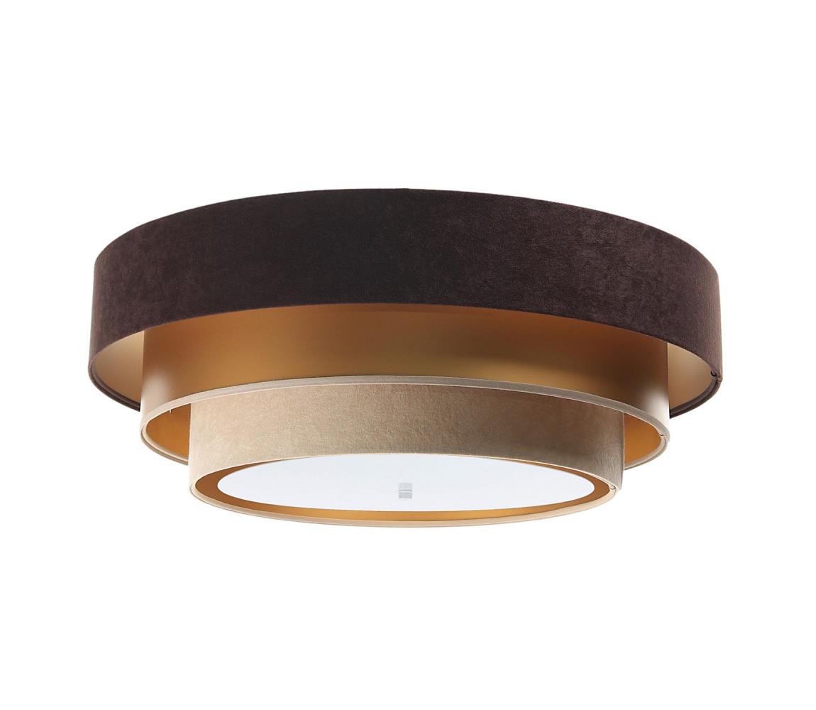 Plafonieră TRINITI 2xE27/60W/230V maro/auriu/bej