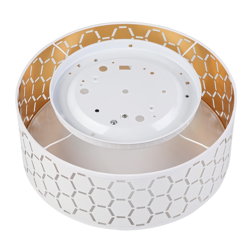 Plafonieră ULLE, 1 x E27, 15 W, 230 V, Ø 35 cm, albă