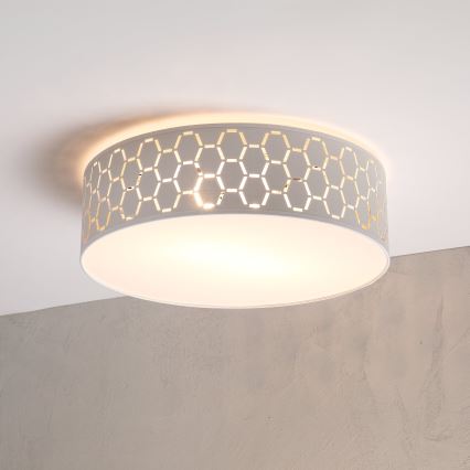 Plafonieră ULLE Ø45 cm, 2x E27, 15 W, 230 V, albă