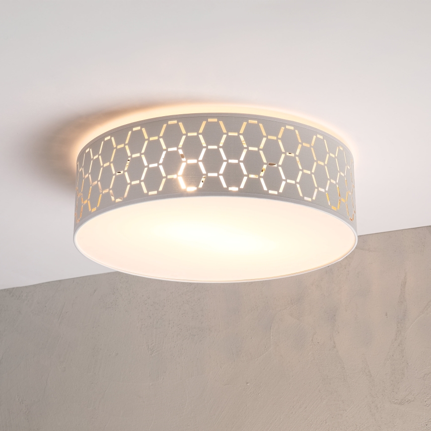 Plafonieră ULLE Ø45 cm, 2x E27, 15 W, 230 V, albă