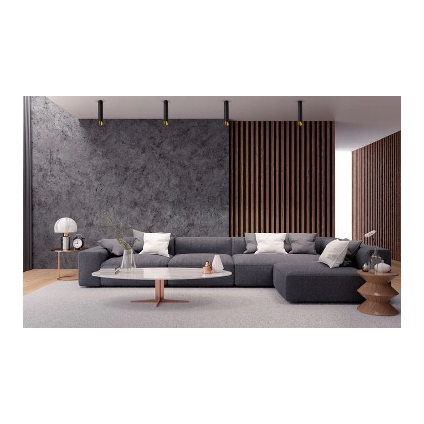 Plafoniera VALDA 1xGU10 / 60W / 230V negru