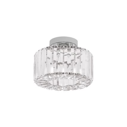 Plafonieră VETRO 1xE27/15W/230V, Ø 24,5 cm, crom mat
