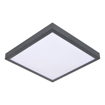 Plafonieră VITALI 2xE27/60W/230V 33x33 cm antracit