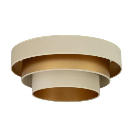 Plafonieră WENTA, 1 x E27, 60 W, 230 V, Ø 50 cm, bej/auriu