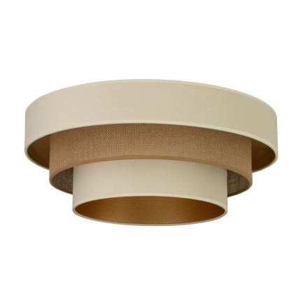 Plafonieră WENTA, 1x E27, 60W, 230V, Ø 50 cm, bej/iută